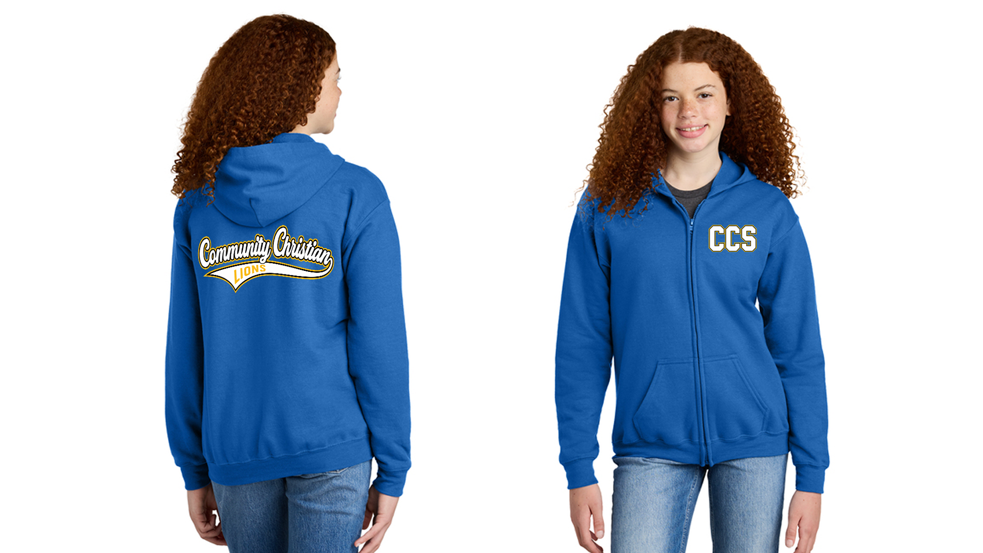 CCS Full-Zip Hooded Sweatshirt Youth Pre-Order